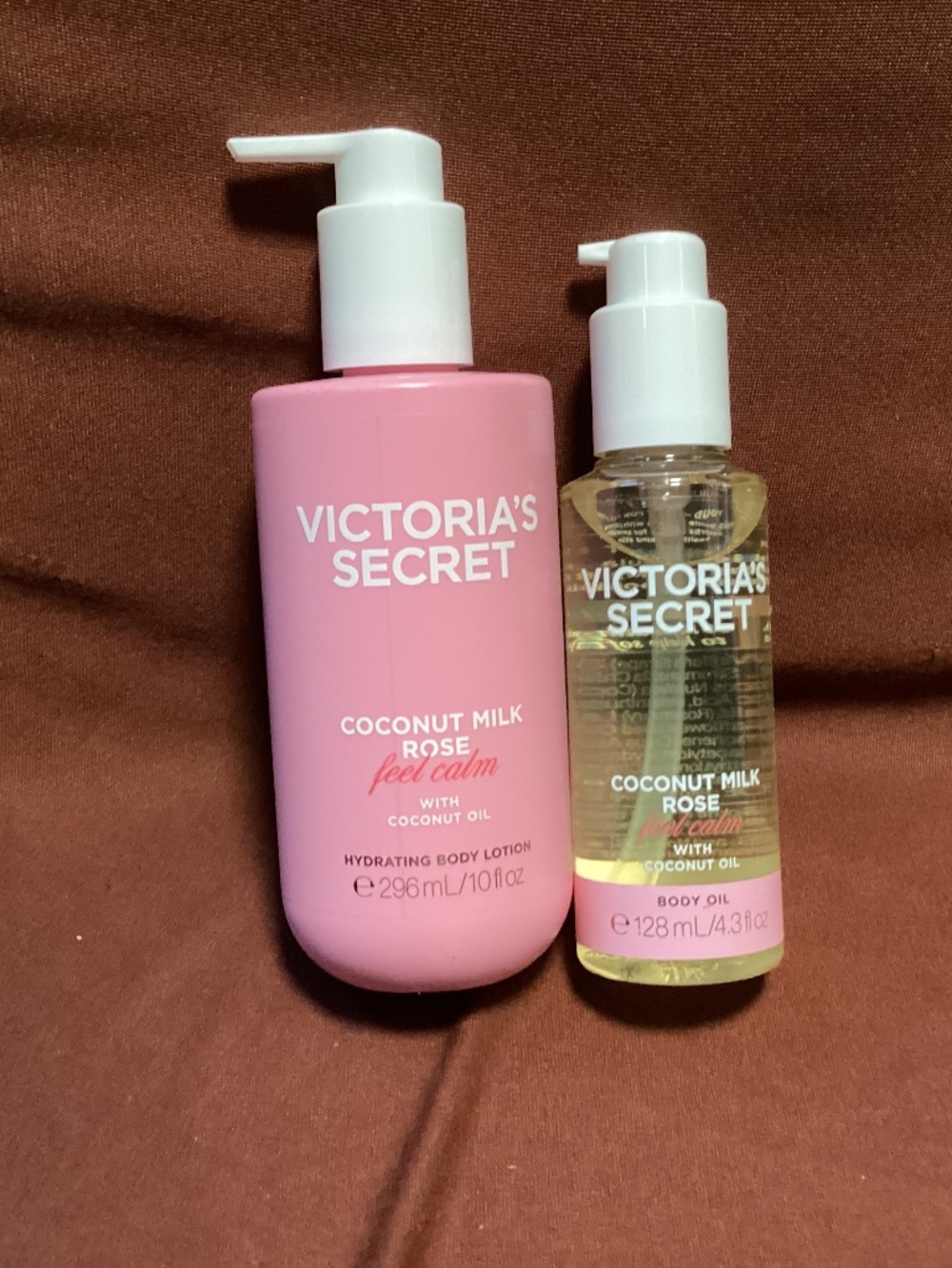 Victoria's Secret Coconut Milk Rose Body Lotion & Body Oil Bundle NEW
